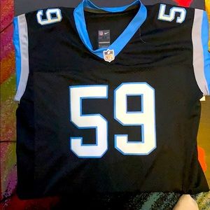 Luke Kuechly authentic stitched home jersey